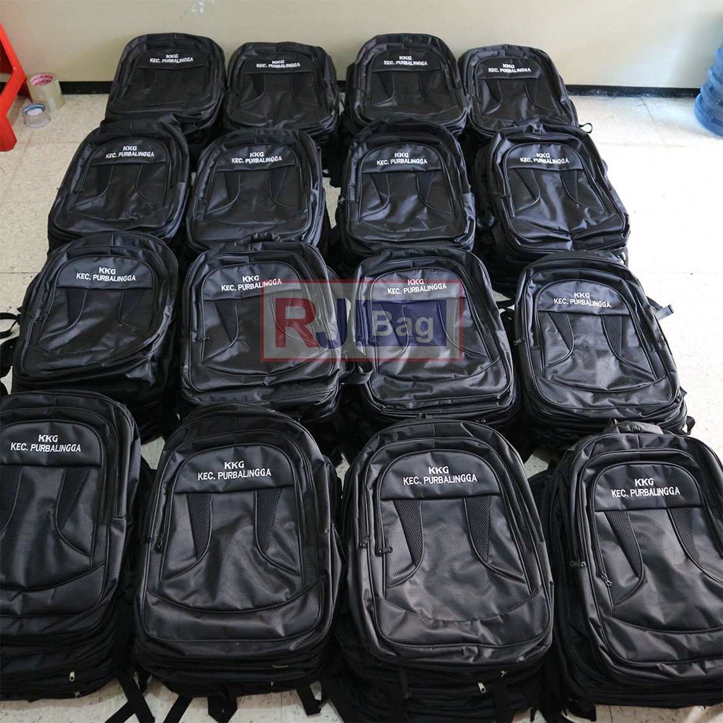 Tas Grosir Seminar KKG Kecamatan Purbalingga Backpack Custom Ransel Bordir Kerja Grosiran Termurah