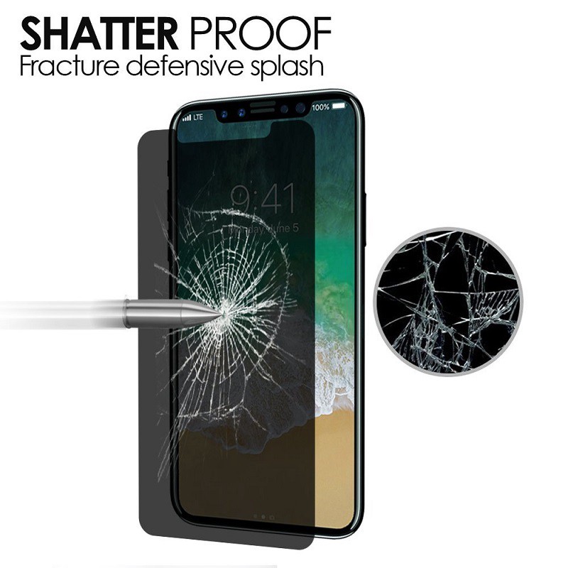 Half-covered Anti-Spy Tempered Glass Film for IPhone 6 6s 7 8 Plus 11 12 13 Pro X XS Max Se2020 Privacy Screen Protector