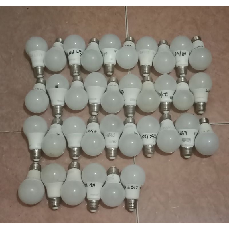lampu led mati bekas pakai