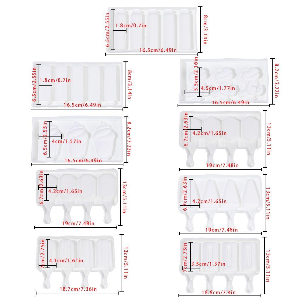 Cetakan Silikon Es Krim Nanas Alat Dekorasi Kue DIY Jelly Ice Lolly Maker