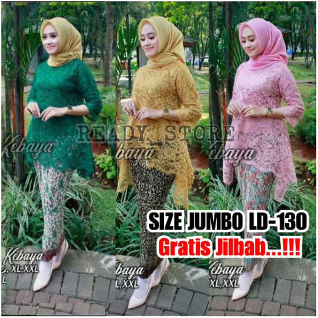  GRATIS KEBAYA  JUMBO  kebaya  rinjani baju  ukuran  besar 