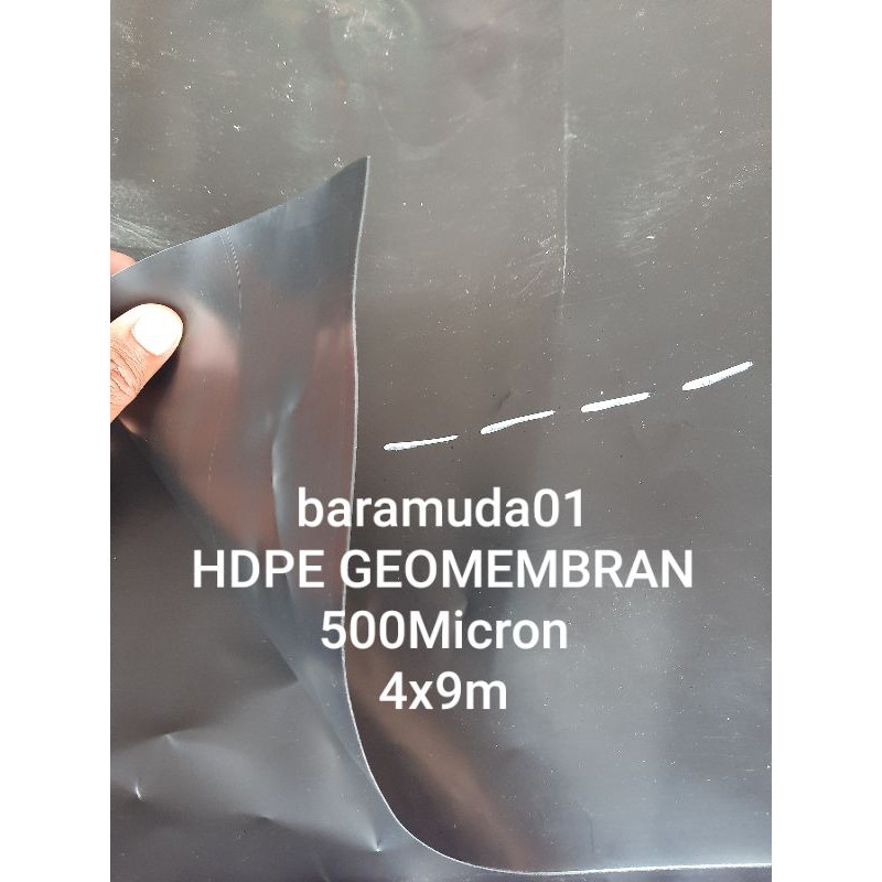 Terpal kolam ikan 4×9m 500Micron HDPE GEOMEMBRAN Kualitas terbaik