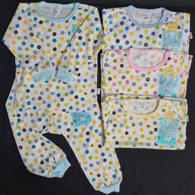 Setelan Panjang Libby Polkadot SML 2L XL XXL (0,5-4th)