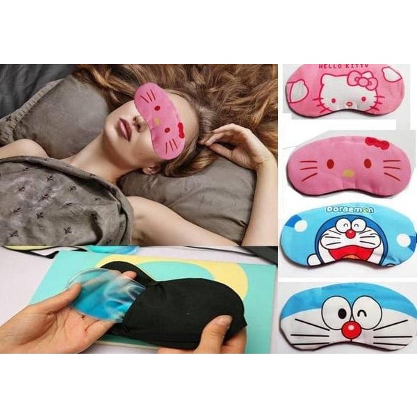 MASKER PENUTUP MATA GEL TIDUR MOTIF KARAKTER / MASKER MATA GEL / PENUTUP MATA GEL