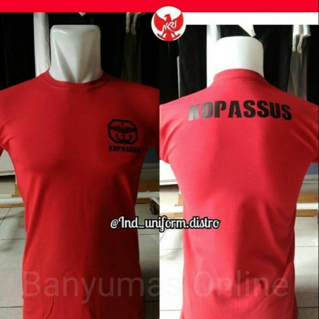 Tshirt baju kaos KOPASSUS TNI
