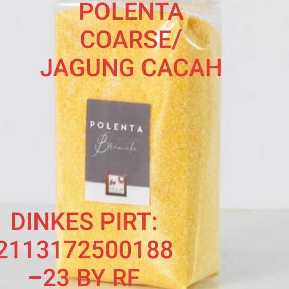 

✨COD✨ organic polenta coarse 1kg/tepung jagung kasar