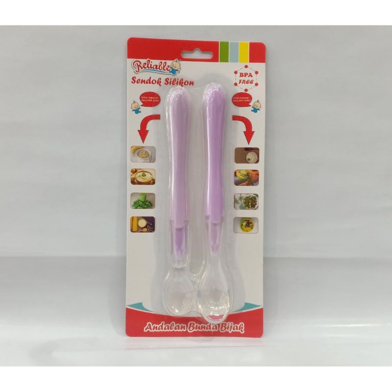 Reliable Sendok Silicone (RFS-5507)/ sendok makan bayi