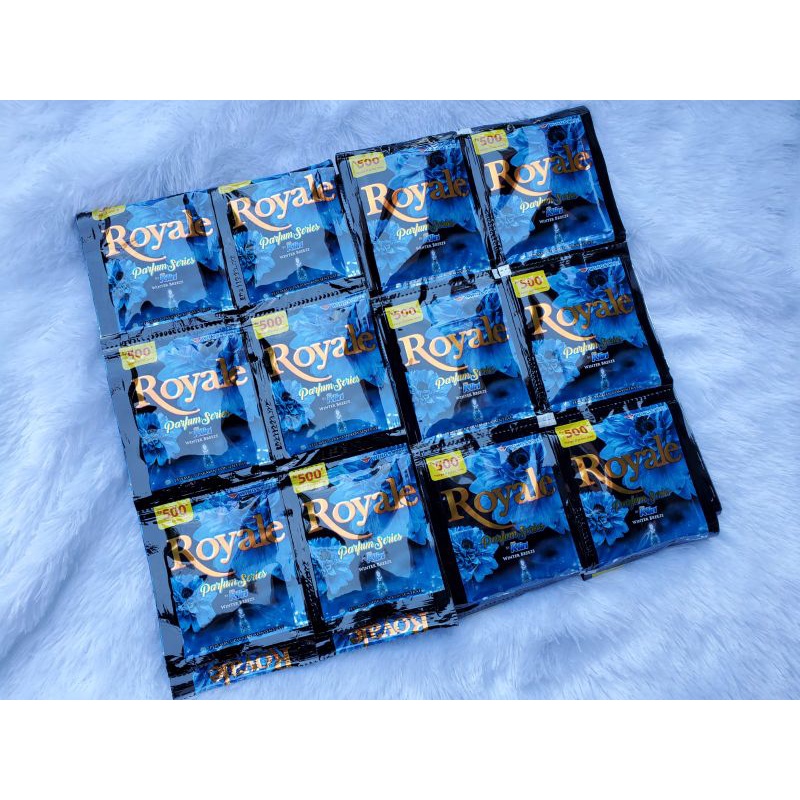Royale pewangi pakaian biru 48 sachet