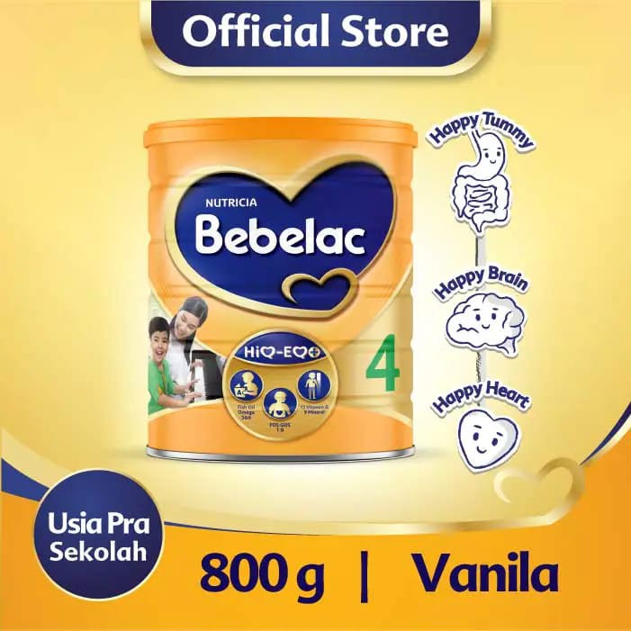 Bebelac 4 Rasa Vanila kaleng 800GR