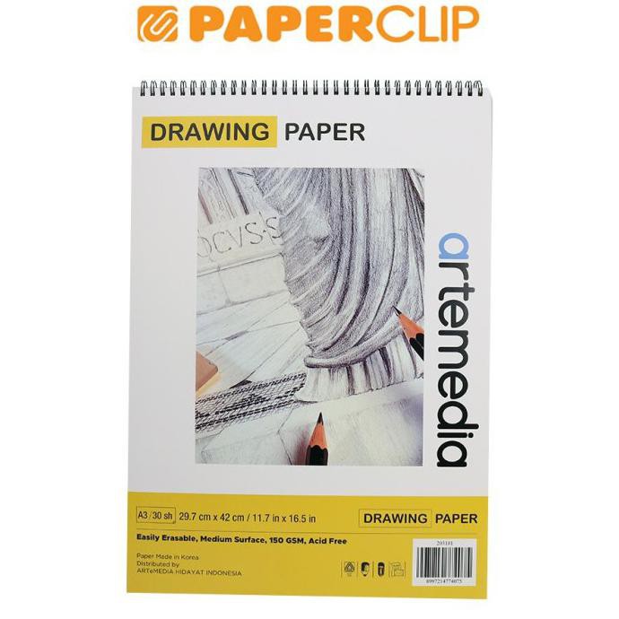 

Gilaa!!! Buku Gambar / Sketchbook Artemedia A3 150Gsm 203101 Bagus