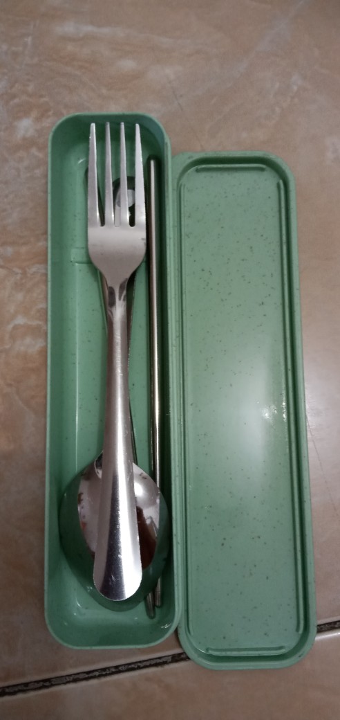3 In 1 Sendok Set Stainless Steel