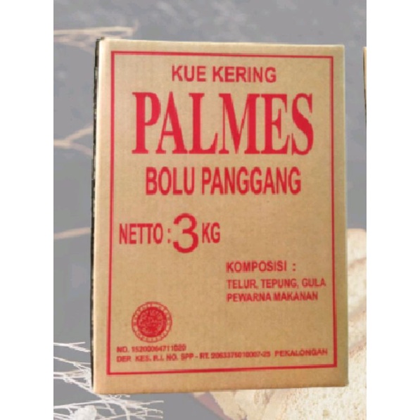 

Bolu kering Palmes 3kg/bolu panggang Palmes 3kg