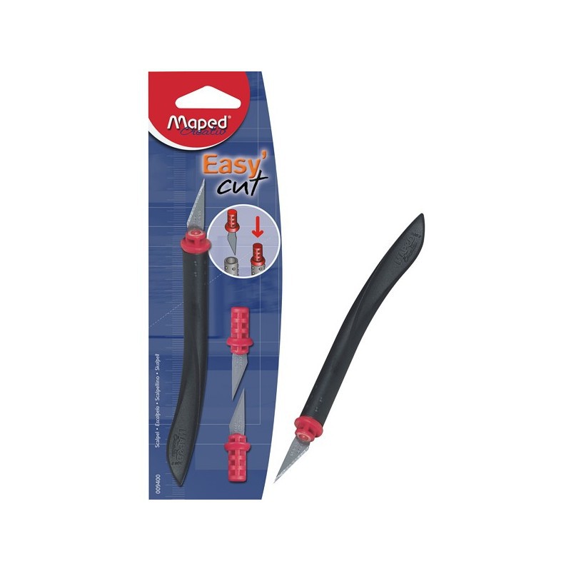 

CUTTER PEN PISAU UKIR MAPED SCALPEL EASY CUT 30 DERAJAT PULPEN PISAU CRAFT ART KNIFE