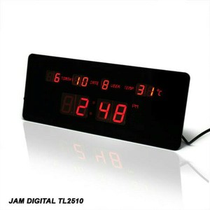 Jam Digital LED TL-2510 Angka Menyala Warna Merah