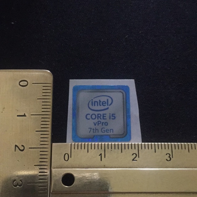 Sticker Stiker Core i5 vPro 7th gen