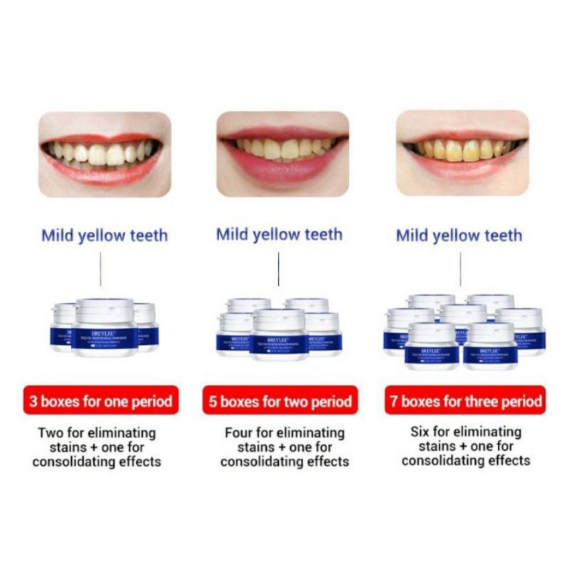 PROMO BREYLEE WHITENING POWDER/SERBUK PEMUTIH GIGI BPOM
