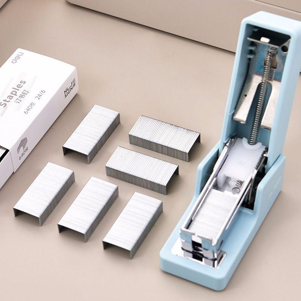 Lanfy Stapler|Portable24 /6 26 /6 Alat Tulis Sekolah Mini Stapler Pengikat Perlengkapan Genggam Stapler Kertas