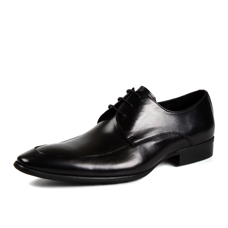 black leather shoes mens