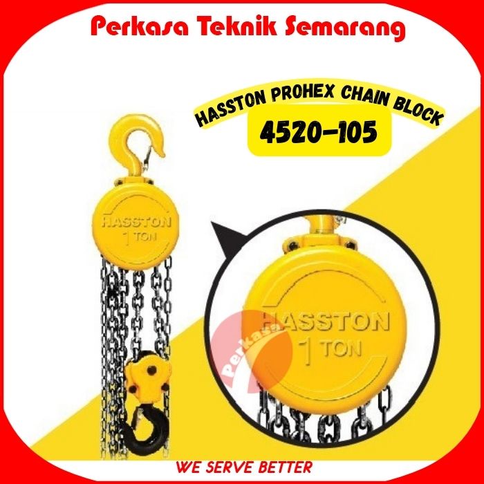 HASSTON PROHEX 4520-105 Chain Block / Takel 1 Ton X 5 Meter