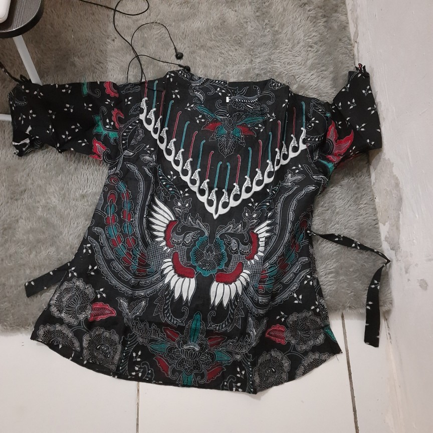 Batik Dolby Dolbi Dobby Doby Tenun Sutra Tulis Katun Atbm Baron Atasan Batik Wanita Sogan Srg308