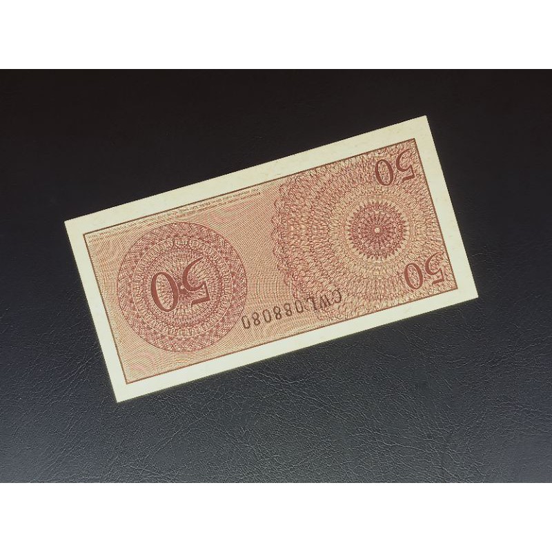 uang kuno 50 sen sukarelawan no seri cantik thn 1964