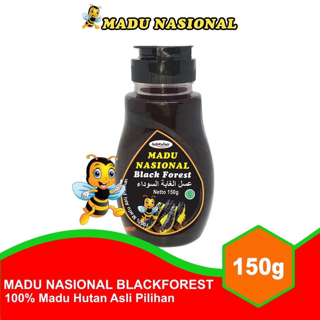 

Madu Nasional Black Forest 150gr + Propolis Polen Royal Jelly 1 Botol