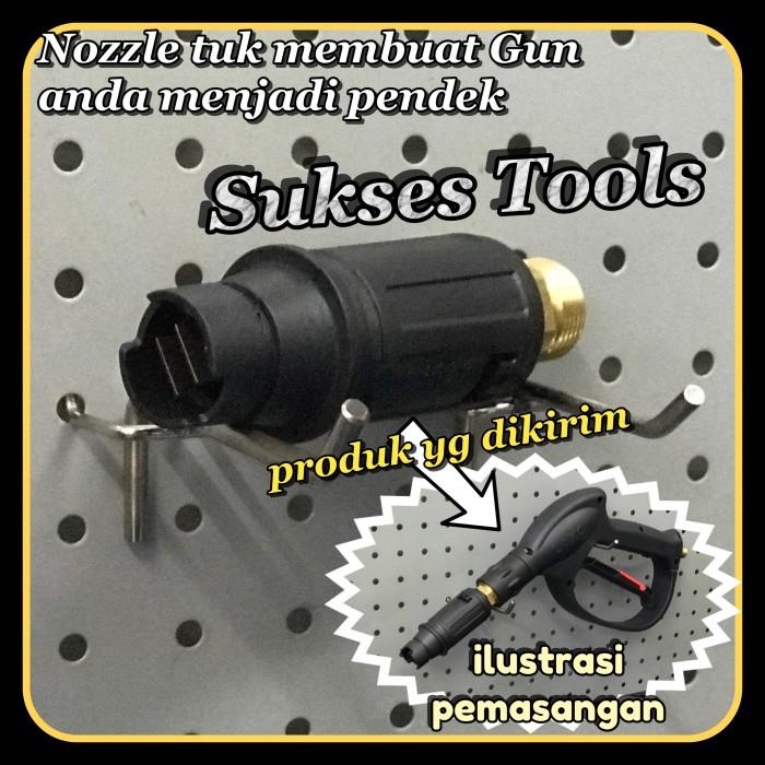 Nozzle Connector Gun Model Pendek Steam Lakoni Laguna 70 Daytona 100 M