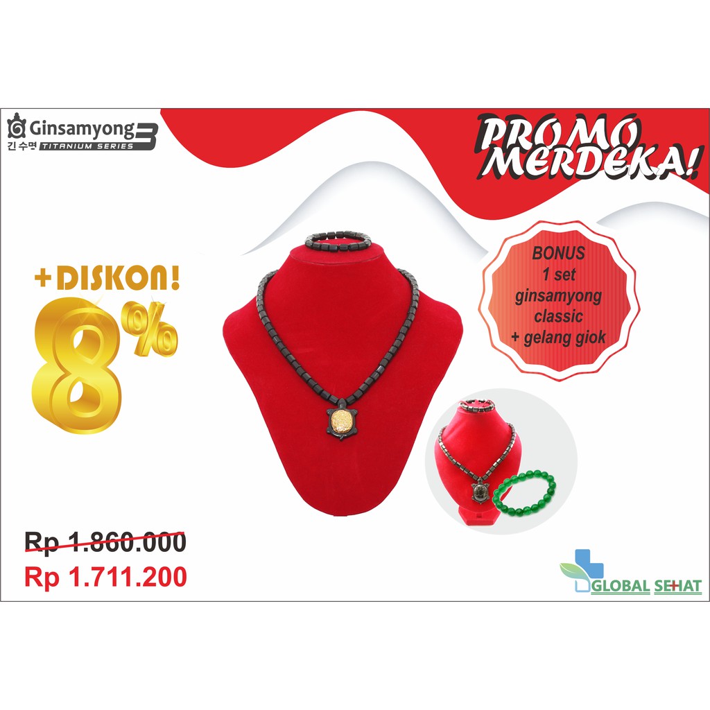 GINSAMYONG 24K BONUS MENARIK