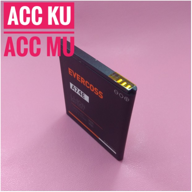 BATRE BATTERY BATERAI EVERCOSS A74E ORIGINAL 99