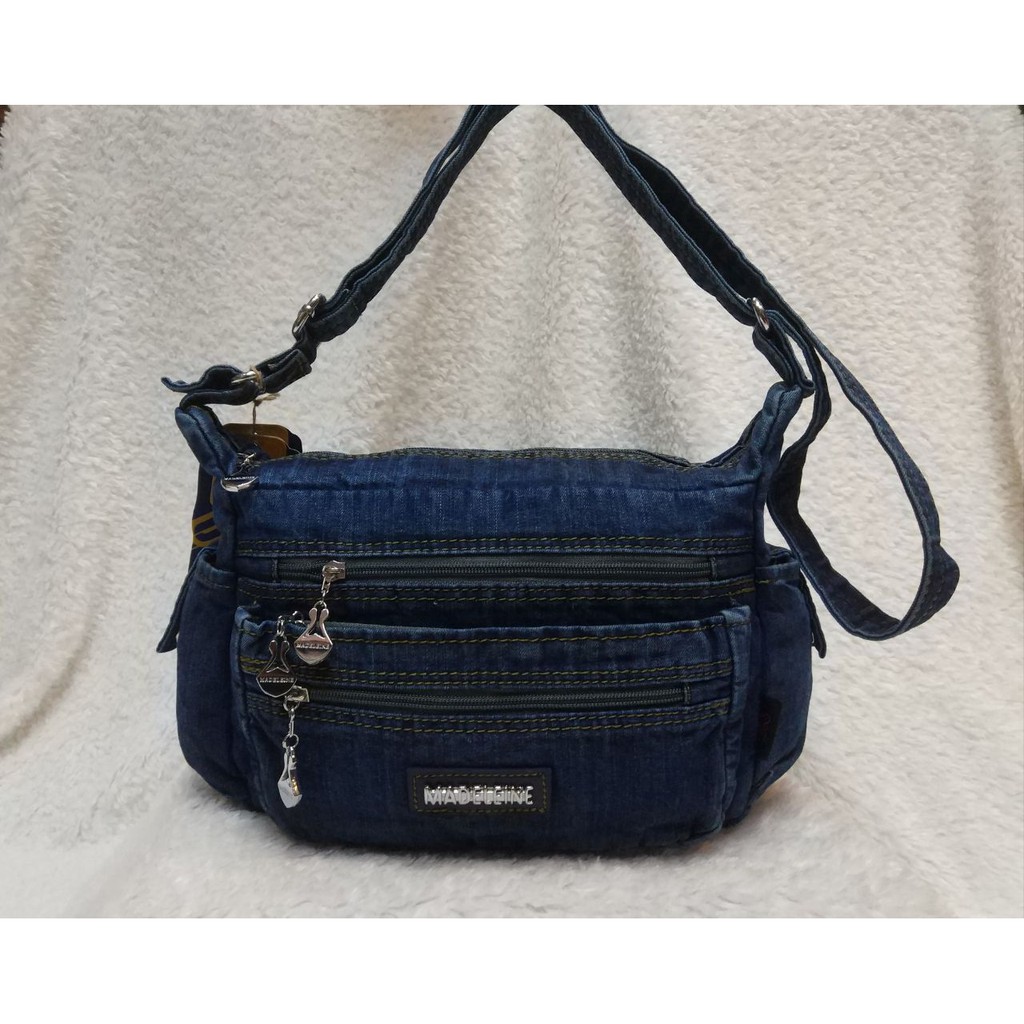 Tas Selempang Gaul Original Jeans Madeleine 637. Darena Bags Bandung