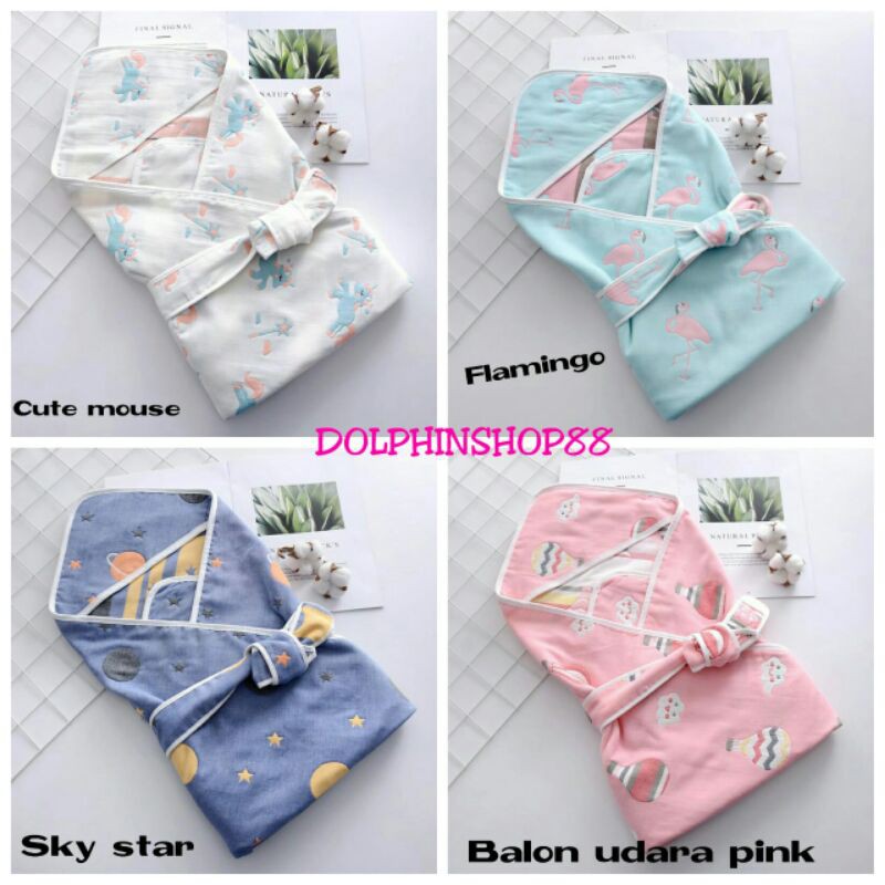 Selimut Topi Bayi Baru Lahir Newborn Impor Lembut /Selimut