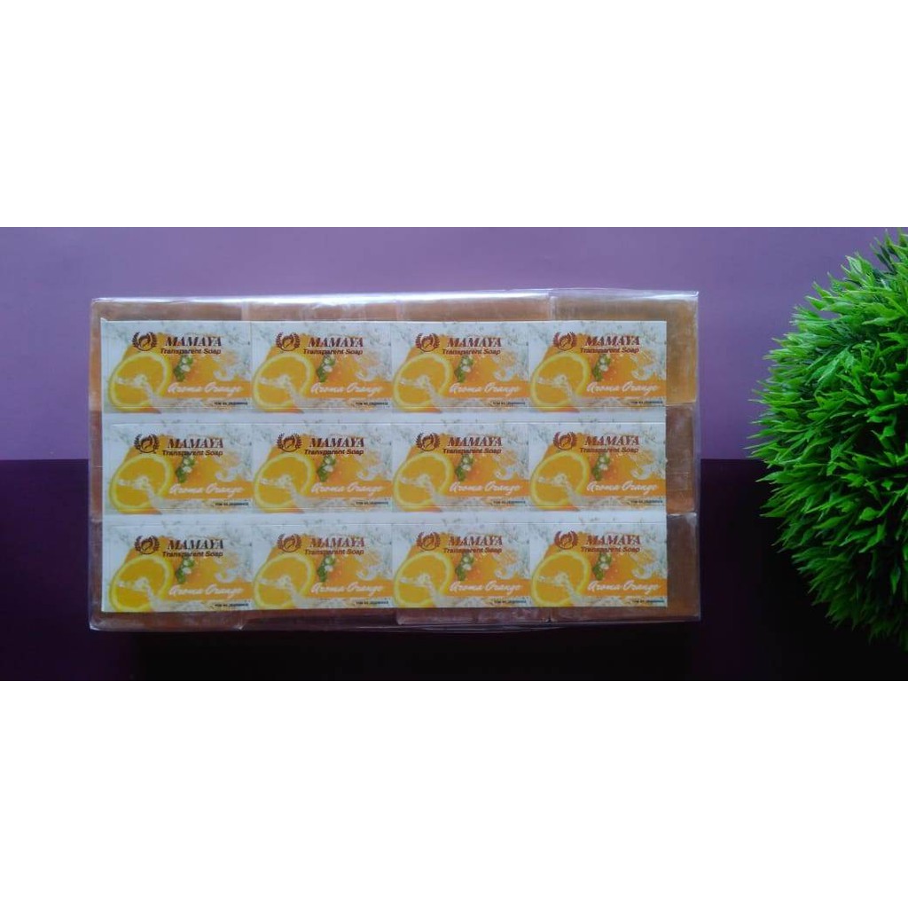 MAMAYA TRANSPARANT SOAP WITH AROMA ORANGE 40 GR