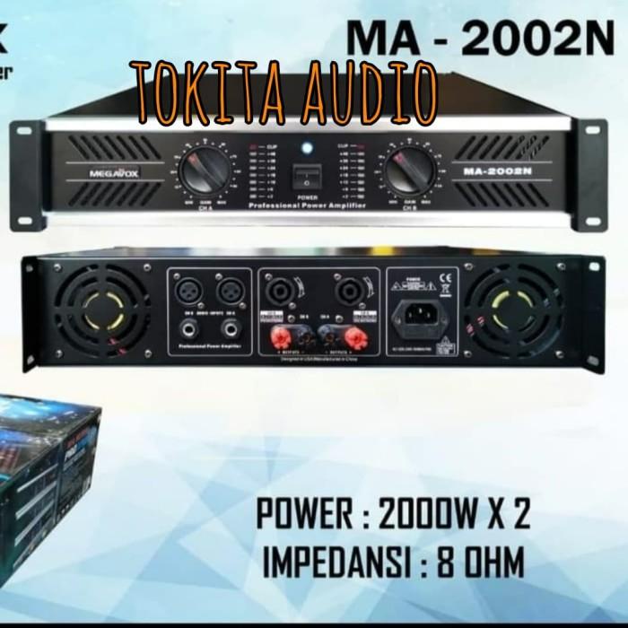 POWER AMPLIFIER MEGAVOX MA 2002 BARU AMPLI MEGAVOX MA 2002N MA2002 ORI