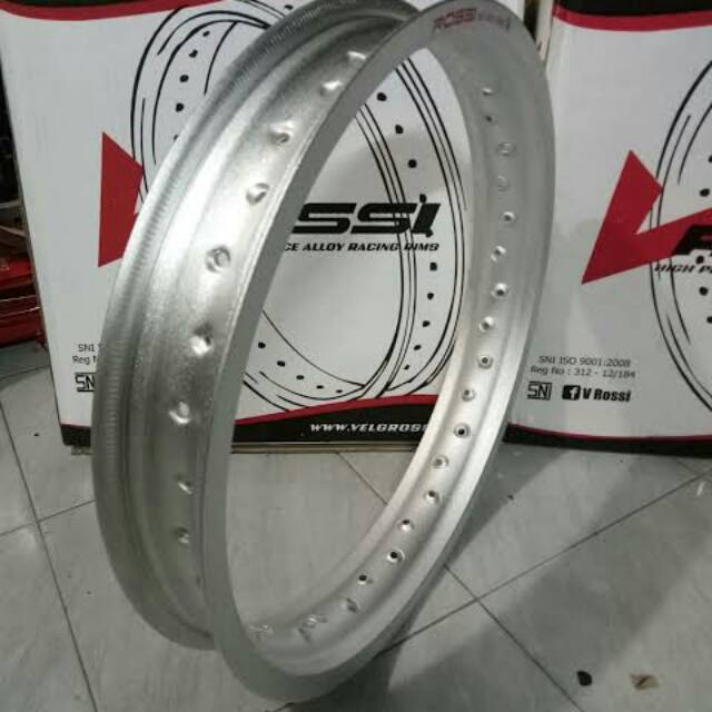 Velg Rossi Master 300 X 17 Wm Silver Blast/ Jeruk (300 Ring 17)