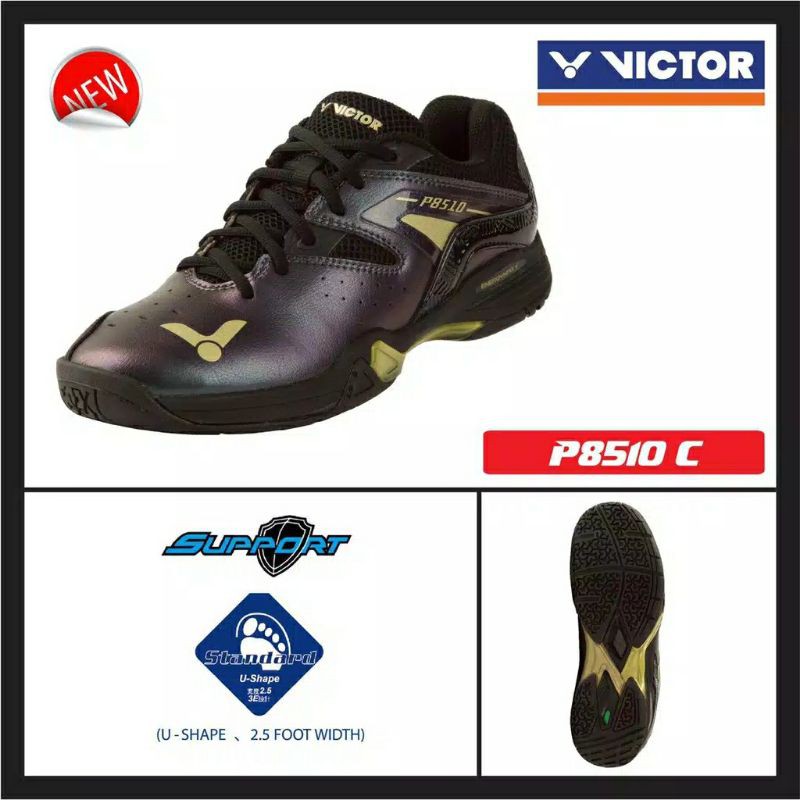 NEW COLOUR SALE Sepatu Badminton VICTOR P8510 / P 8510 C 100% ORIGINAL