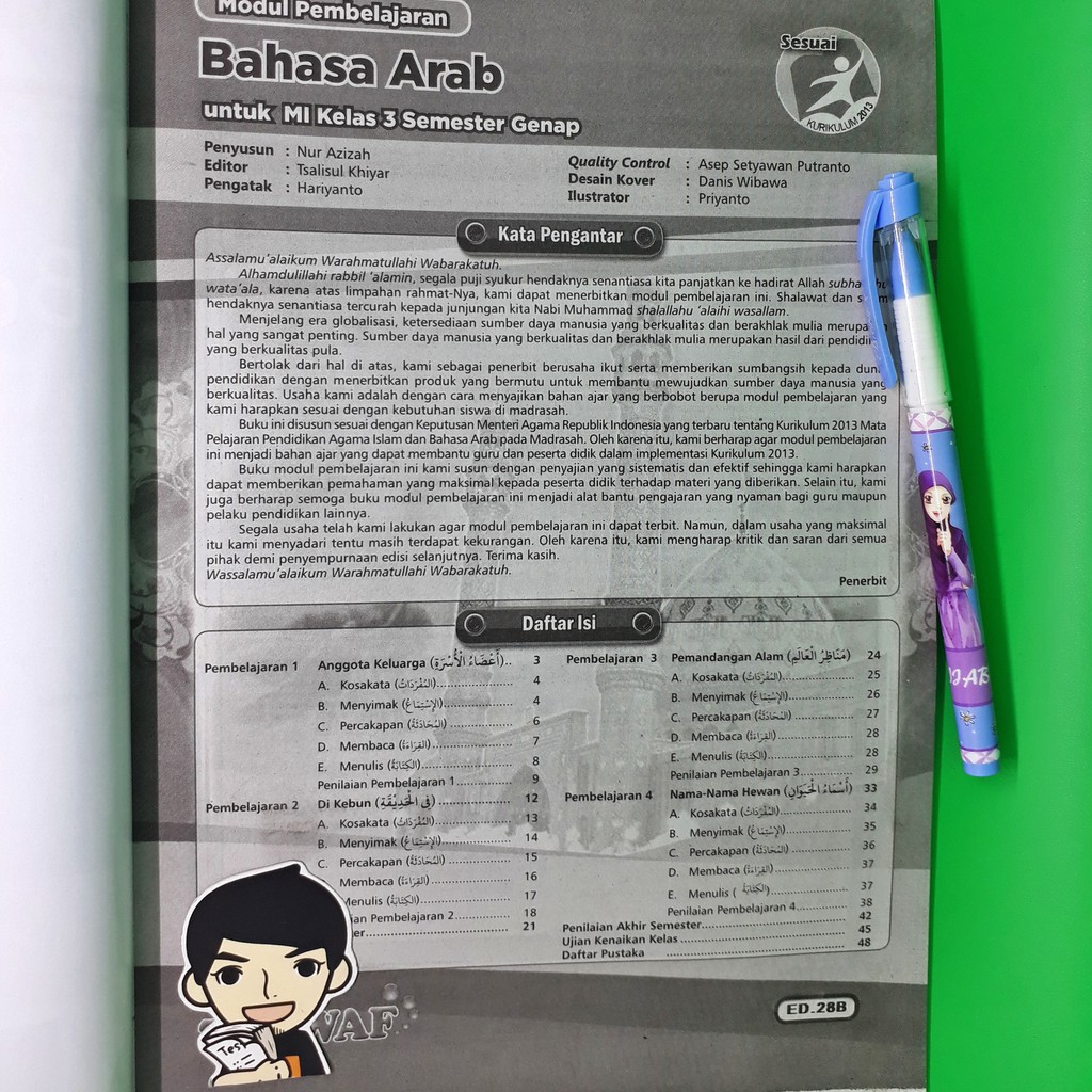 Lks Bahasa Arab Mi Kelas 3 Semester 2 Thawaf Shopee Indonesia