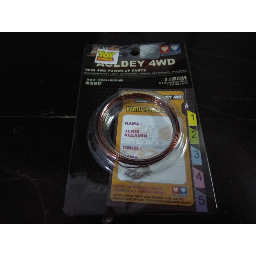 Kawat Lilitan Tembaga Dinamo Auldey Original Mini 4WD