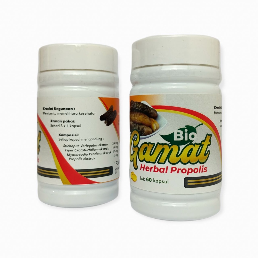 Kapsul Bio Gamat Herbal Propolis