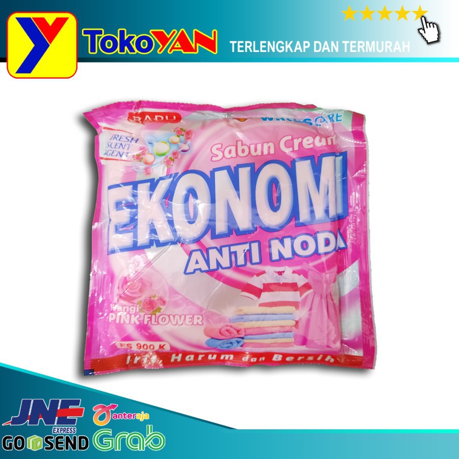 Sabun Cream Ekonomi Pink Flower ES900K - Colek Merah ES 900K 455gr