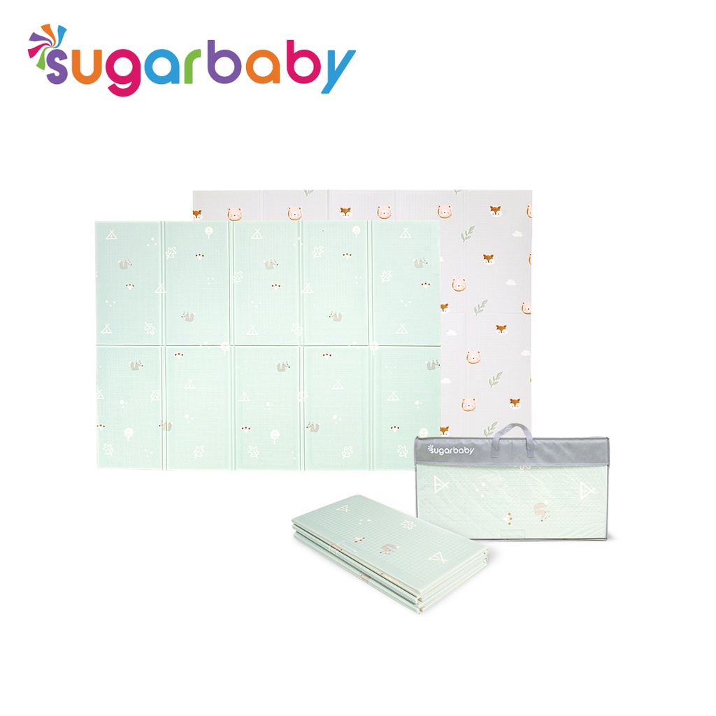 [BOUNCER BAYI INDONESIA] Sugarbaby Foldable Baby Playmat (Nature Series) / Playmat Lipat Anak / Karpet Lipat Bayi / Matras Bayi SugarBaby Foldable Playmat