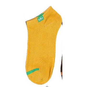 ❄ TMALL ❄ R156 Kaos Kaki Fashion Unisex Kaoskaki Warna Polos  Wanita Murah Semata kaki Socks Pendek-KUNING