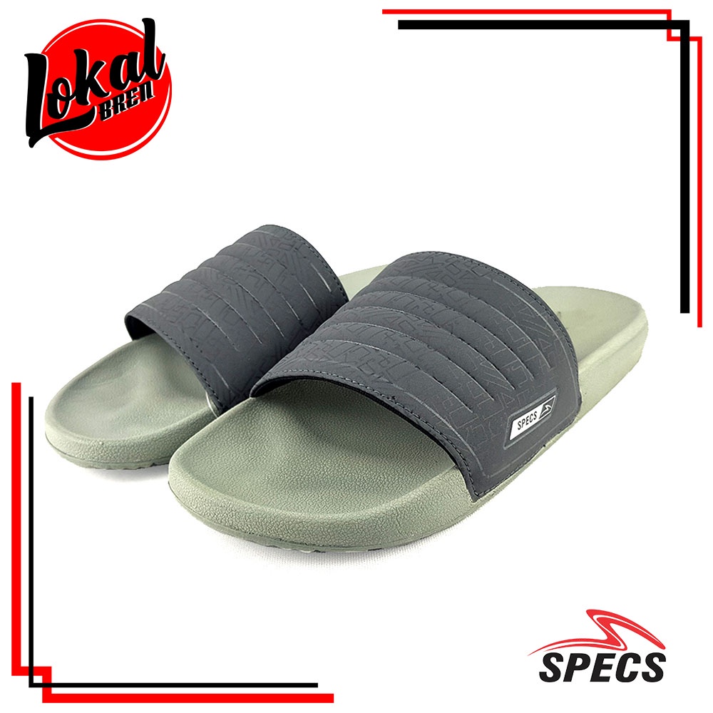 Sandal Kokop SPECS RUNTUBOY SLIDES SANDAL - Mineral Grey Lava Smoke