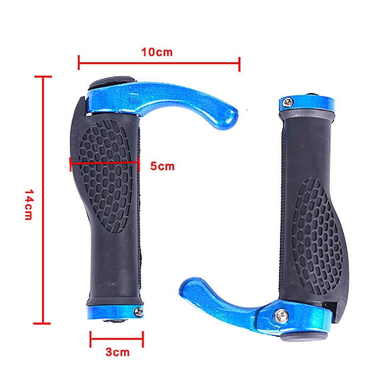 2Pcs/Pair Cycling Handle Grips Handlebar Cover Bicycle Mountain Bike Parts Horn Handlebars Bar End