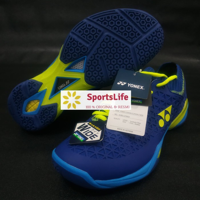 SEPATU YONEX ECLIPSION Z WIDE BLUE BIRU ORIGINAL