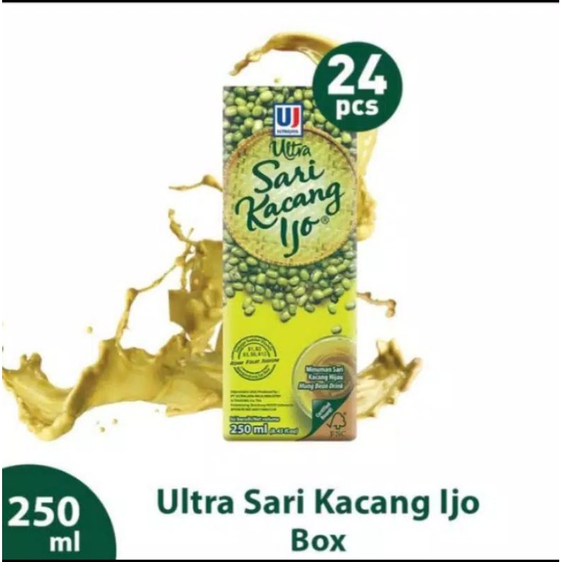 

Ultra Sari Kacang Ijo 250ml @24 pcs