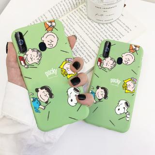 Casing Soft Case Motif Kartun Warna  Hijau  untuk Samsung 