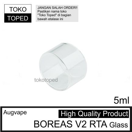 Augvape BOREAS V2 RTA 5ml Replacement Glass | 24mm kaca pengganti