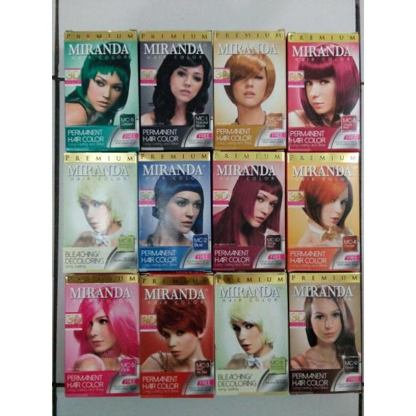 MIRANDA HAIR COLOR / CAT RAMBUT MIRANDA / SEMIR RAMBUT MIRANDA