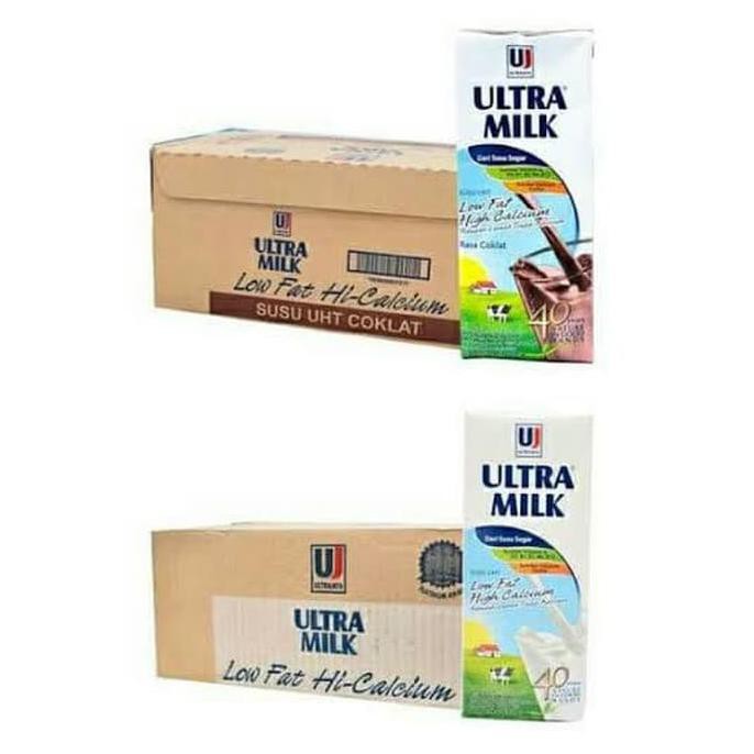 

[[BISA COD]] Ultra Milk Low Fat Source of Calsium |GROSIR|RASA COKLAT DAN CREAM - Coklat FREE ONGKIR
