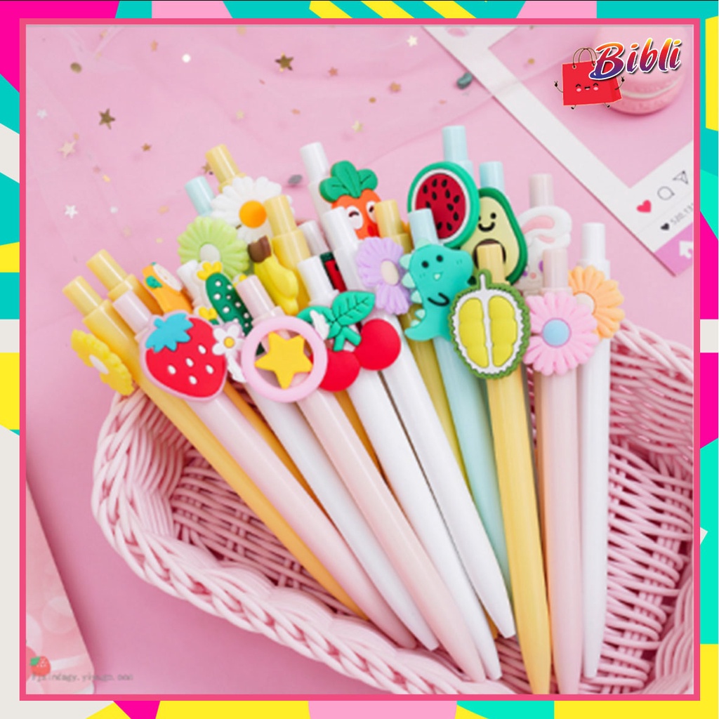 

Pulpen Karakter Kartun Buah Pena Gel Motif Karakter Lucu Pen Cute Student Japanese 017